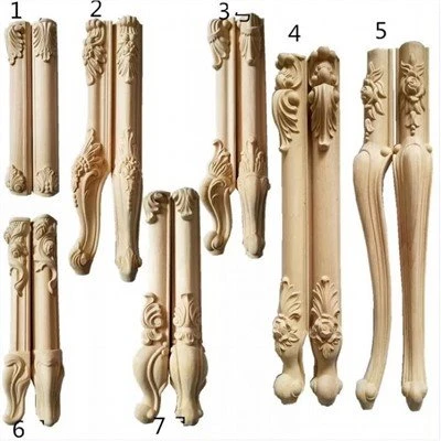 Pieds de meubles en bois