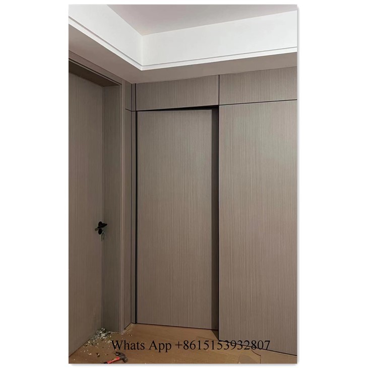 Invisible Door Panel Interior Home Living Roon Wall Paneling Door