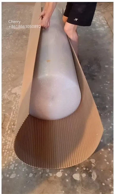 Panneau pliable flexible en MDF gaufré