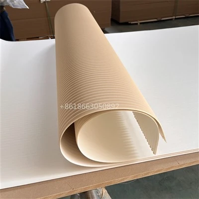 Panneau de papier rouleau flexible