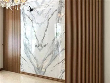 Feuille de marbre PVC à effet d'impression 3D