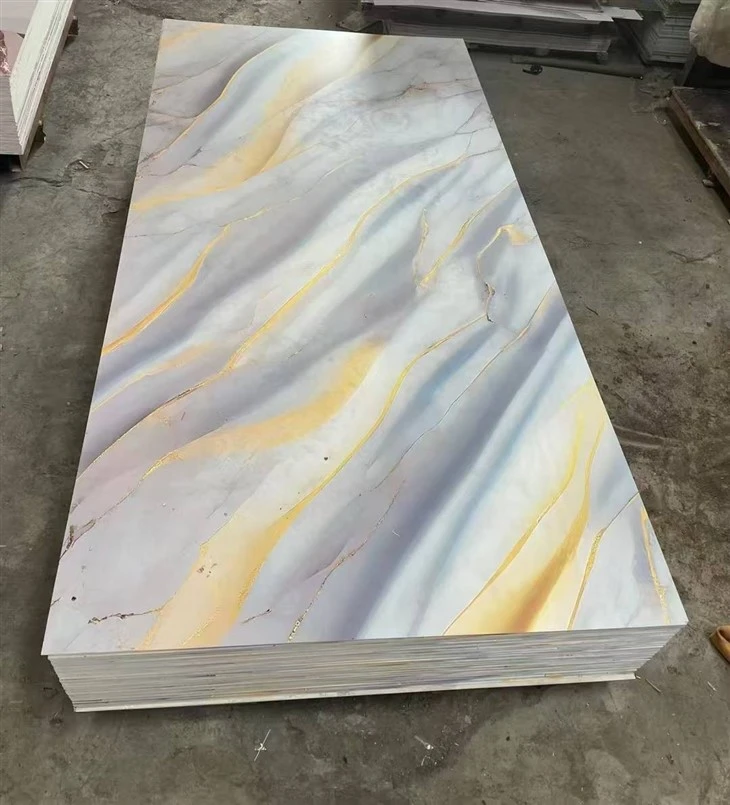 PVC Marble Wall Panel Cheap Marble Alternative Solution Bathroom suppliers