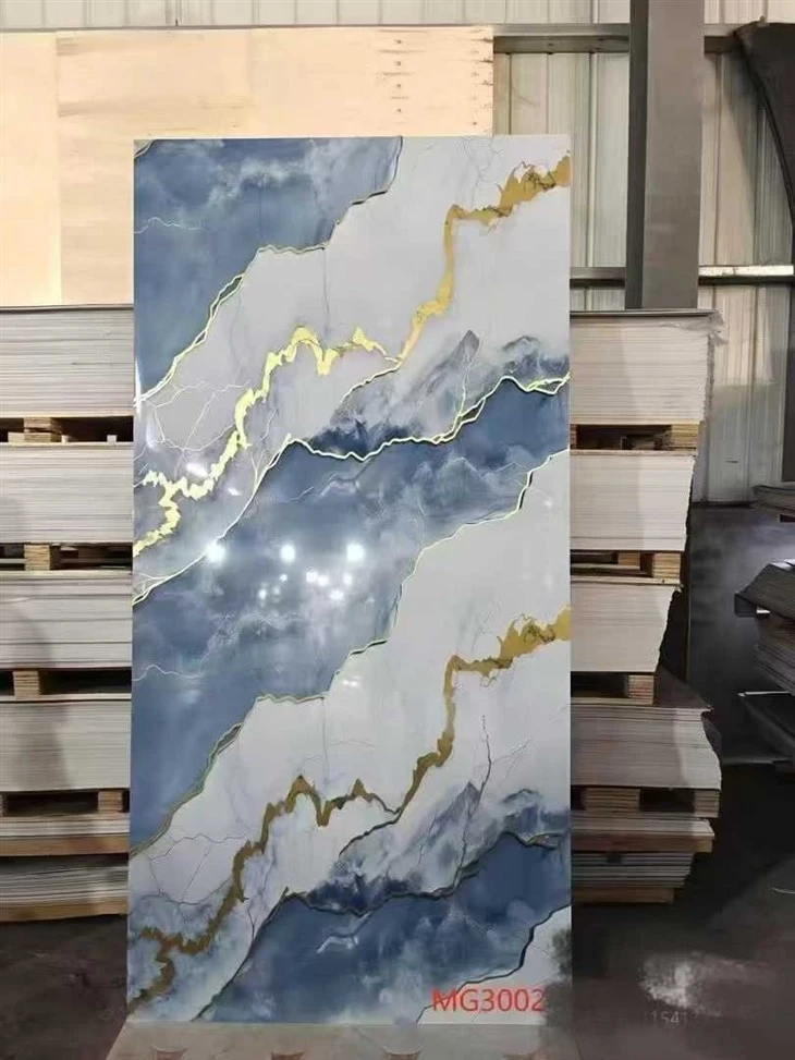 PVC Marble Wall Panel Cheap Marble Alternative Solution Bathroom high quality