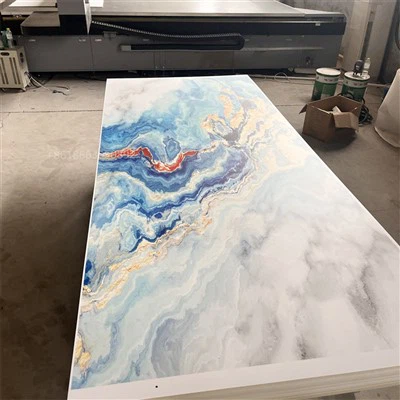 panneau de marbre UV d'impression 3D de 1220*2800*3mm