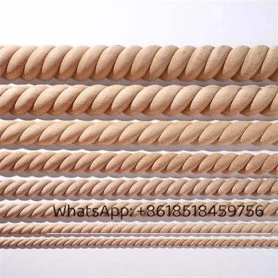 Profils en bois sculptés sur mesure de moulage décoratif de meubles