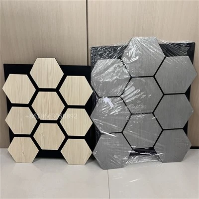 Panneau insonorisé hexagonal MDF