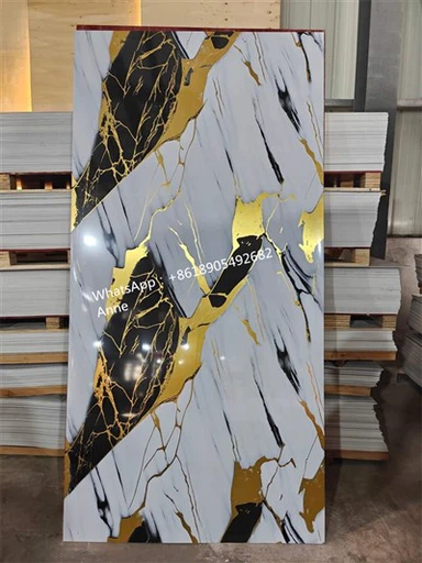 Planches UV PVC en marbre Panneaux SPC